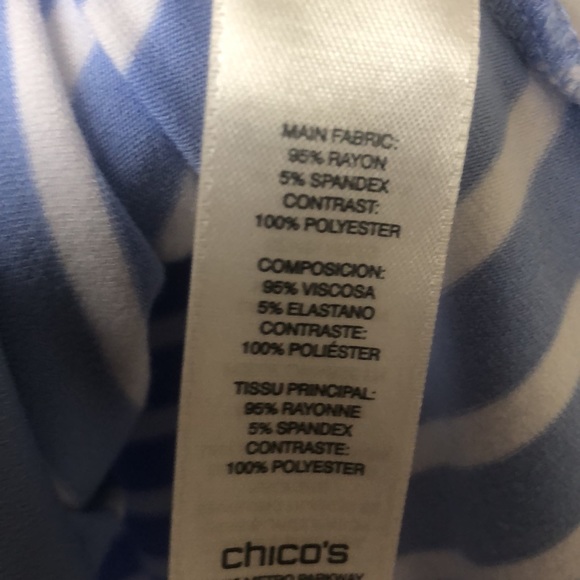 Chico’s 3/4 sleeve top - Picture 3 of 5